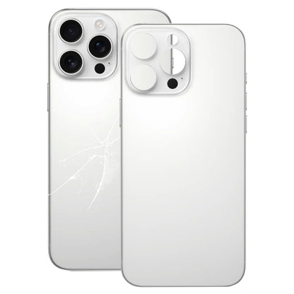 For iPhone 16 Pro Max Easy Replacement Big Camera Hole Glass Back Battery Cover, For iPhone 16 Pro Max (Not Disassemble)