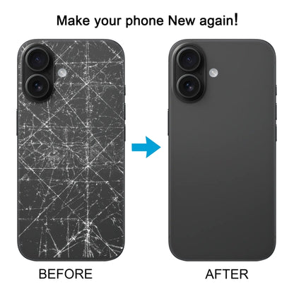 For iPhone 16 Battery Back Cover with Camera Lens Cover