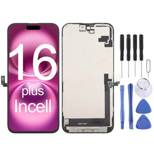 For iPhone 16 Plus HD+ incell Screen with Digitizer Full Assembly, For iPhone 16 Plus(HD+ incell)