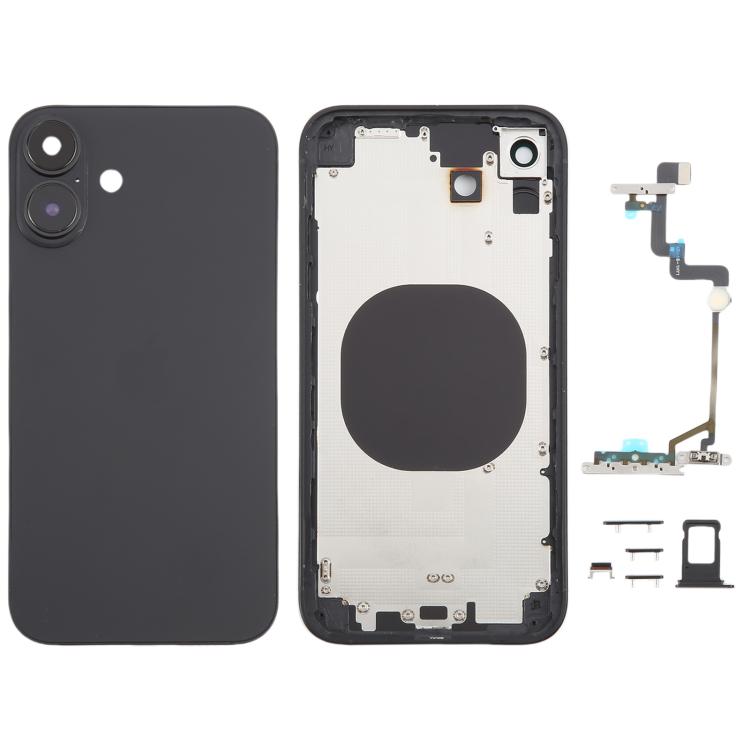 Back Cover with Appearance Imitation of iP16 for iPhone XR, Green, Blue, White, Black, Pink