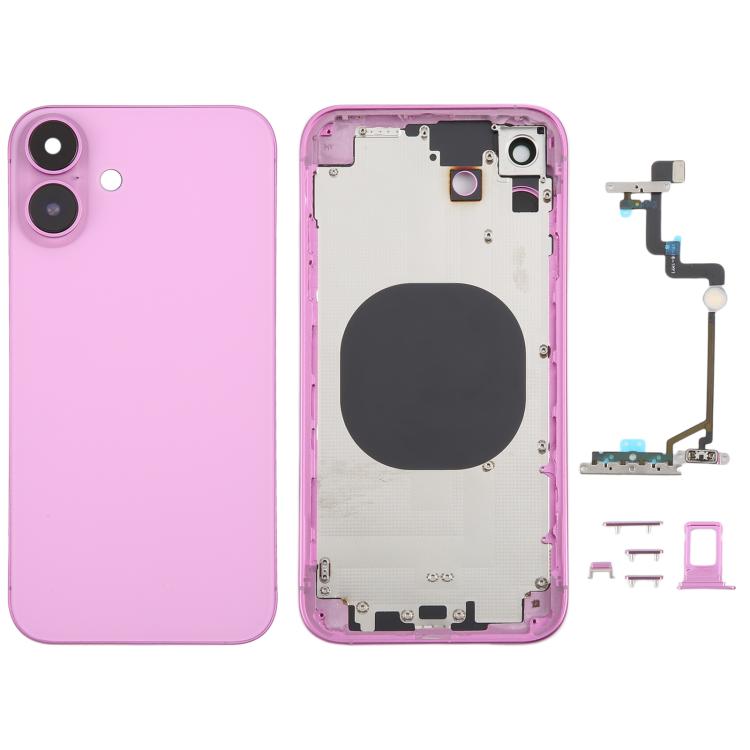 Back Cover with Appearance Imitation of iP16 for iPhone XR, Green, Blue, White, Black, Pink