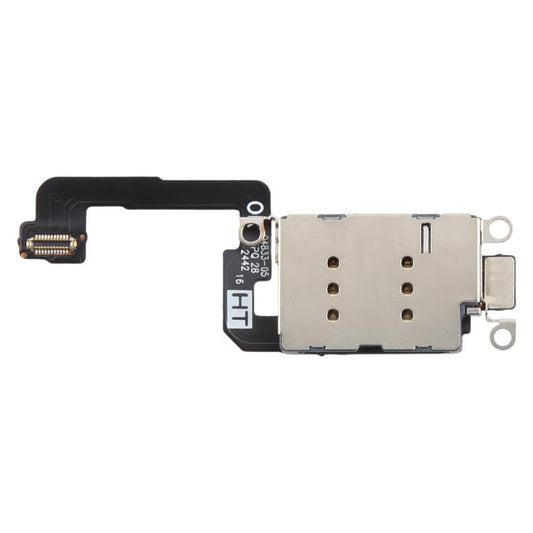 For iPhone 16 Plus Single SIM Card Holder Socket with Flex Cable, For iPhone 16 Plus (Single Card)