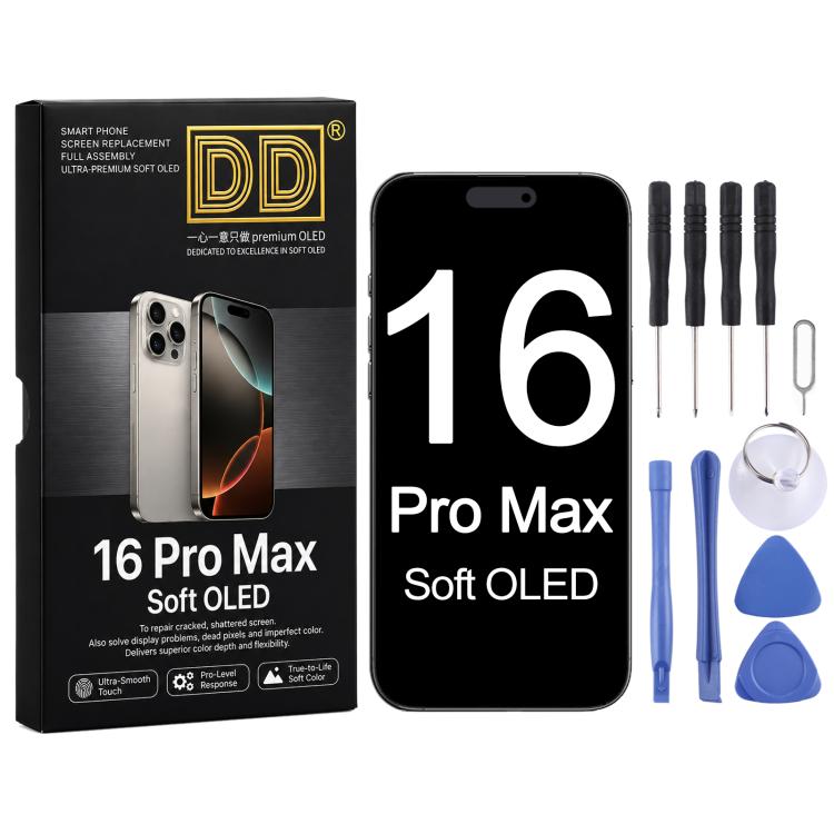 For iPhone 16 Pro Max DD Soft OLED Screen, For iPhone 16 Pro Max (Soft OLED)