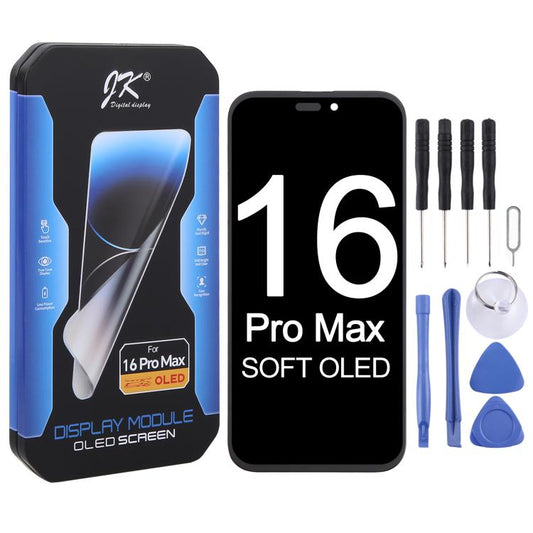 JK Soft OLED LCD Screen For iPhone 16 Pro Max, For iPhone 16 Pro Max