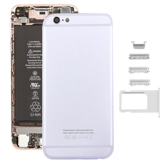 5 in 1 for iPhone 6s (Back Cover + Card Tray + Volume Control Key + Power Button + Mute Switch Vibrator Key) Full Assembly Housing Cover, For iPhone 6s, For iPhone 6s (with side Key), For iPhone 6s (with Side keys)