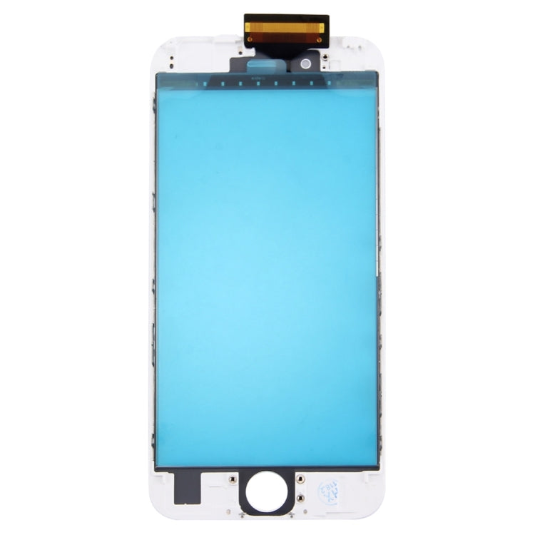 Touch Panel with Front LCD Screen Bezel Frame & OCA Optically Clear Adhesive for iPhone 6s, For 6s Touch Screen + Frame + OCA White