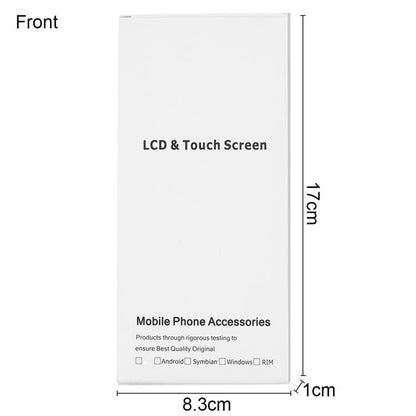 50 PCS Cardboard Packaging White Box for iPhone 6s & 6 LCD Screen, 6s & 6 Packing Box