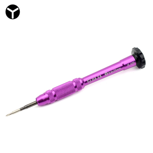 JIAFA JF-609-0.6Y Tri-point 0.6 Repair Screwdriver for iPhone X/ 8/ 8P/ 7/ 7P & Apple Watch, Tri-point 0.6 Magenta, Tri-point 0.6 Gold, Tri-point 0.6 Green, Tri-point 0.6 Blue