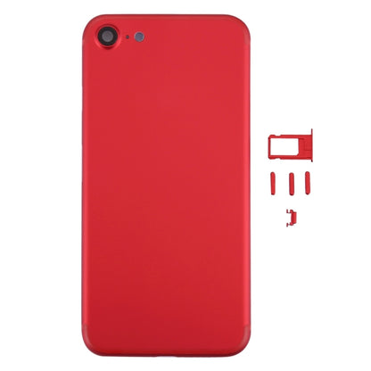 6 in 1 for iPhone 7 (Back Cover (With Camera Lens) + Card Tray + Volume Control Key + Power Button + Mute Switch Vibrator Key + Sign) Full Assembly Housing Cover, For iPhone 7(Assembly)