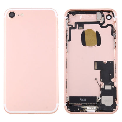 Battery Back Cover Assembly with Card Tray for iPhone 7, For iPhone 7 (Full Assembly), For iPhone 7 (Jet Black), For iPhone 7