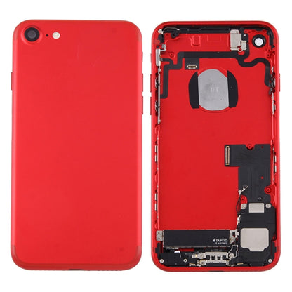 Battery Back Cover Assembly with Card Tray for iPhone 7, For iPhone 7 (Full Assembly), For iPhone 7 (Jet Black), For iPhone 7