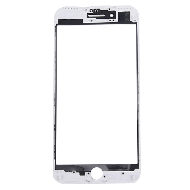 2 in 1 for iPhone 7 Plus (Original Front Screen Outer Glass Lens + Original Frame)