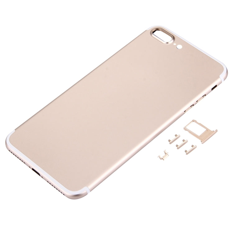 5 in 1 for iPhone 7 Plus (Back Cover + Card Tray + Volume Control Key + Power Button + Mute Switch Vibrator Key) Full Assembly Housing Cover, For iPhone 7 Plus, For iPhone 7P with Side keys