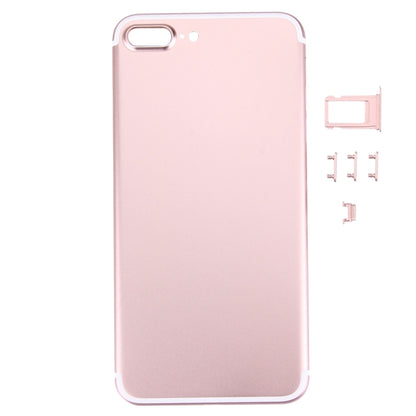 5 in 1 for iPhone 7 Plus (Back Cover + Card Tray + Volume Control Key + Power Button + Mute Switch Vibrator Key) Full Assembly Housing Cover, For iPhone 7 Plus, For iPhone 7P with Side keys
