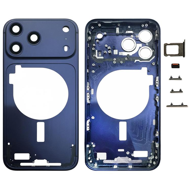 For iPhone 17 Pro Max Middle Frame Bezel Plate with Camera Lens Cover, For iPhone 17 Pro Max