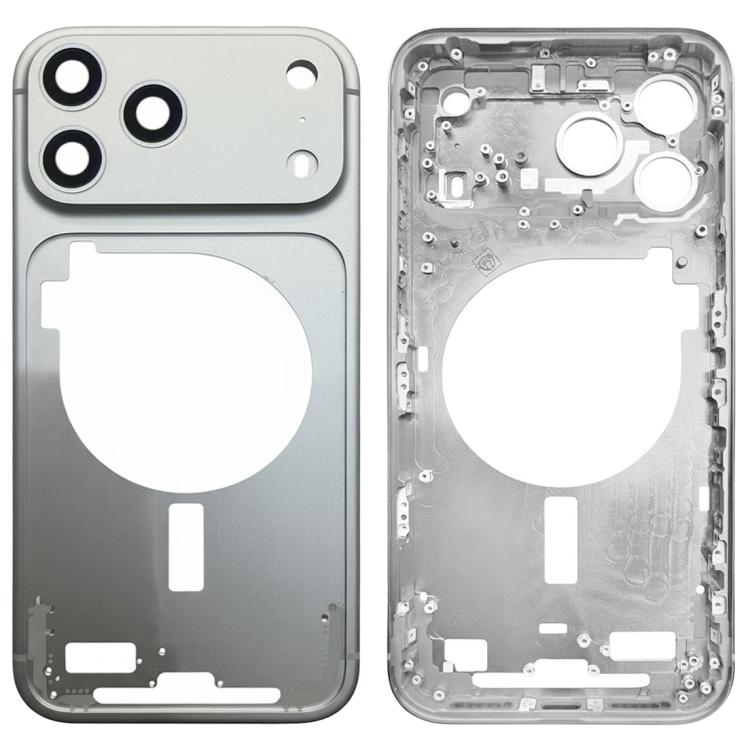 For iPhone 17 Pro Max Middle Frame Bezel Plate with Camera Lens Cover, For iPhone 17 Pro Max