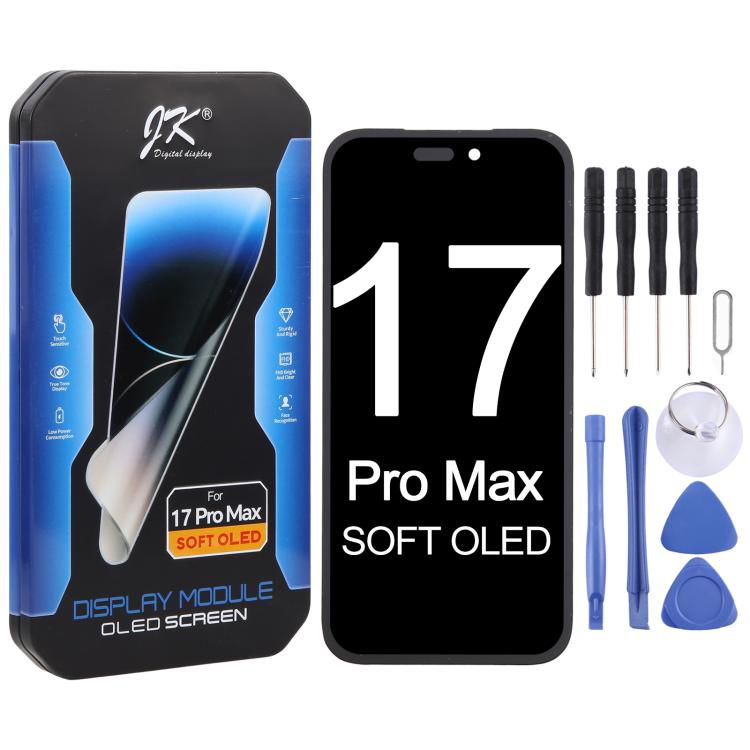 JK Soft OLED LCD Screen For iPhone 17 Pro Max, For iPhone 17 Pro Max