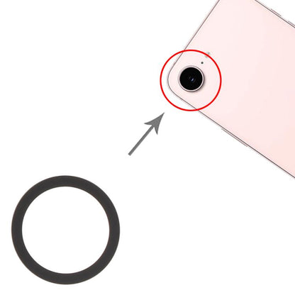 For iPhone 17e Rear Camera Glass Lens Metal Outside Protector Hoop Ring, For iPhone 17e