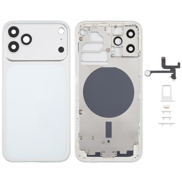 Back Housing Cover with Appearance Imitation of iP17 Pro for iPhone 12 Pro, For iPhone 12 Pro to iP17 Pro