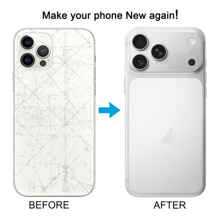 Back Housing Cover with Appearance Imitation of iP17 Pro Max for iPhone 12 Pro Max, For iPhone 12 Pro Max to iP17 Pro Max