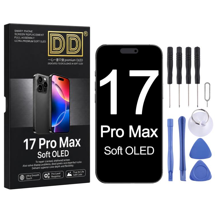 For iPhone 16 Pro Max DD Soft OLED Screen, For iPhone 17 Pro Max (Soft OLED)