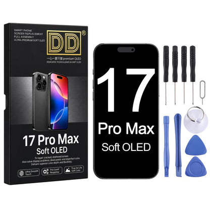 For iPhone 16 Pro Max DD Soft OLED Screen, For iPhone 17 Pro Max (Soft OLED)