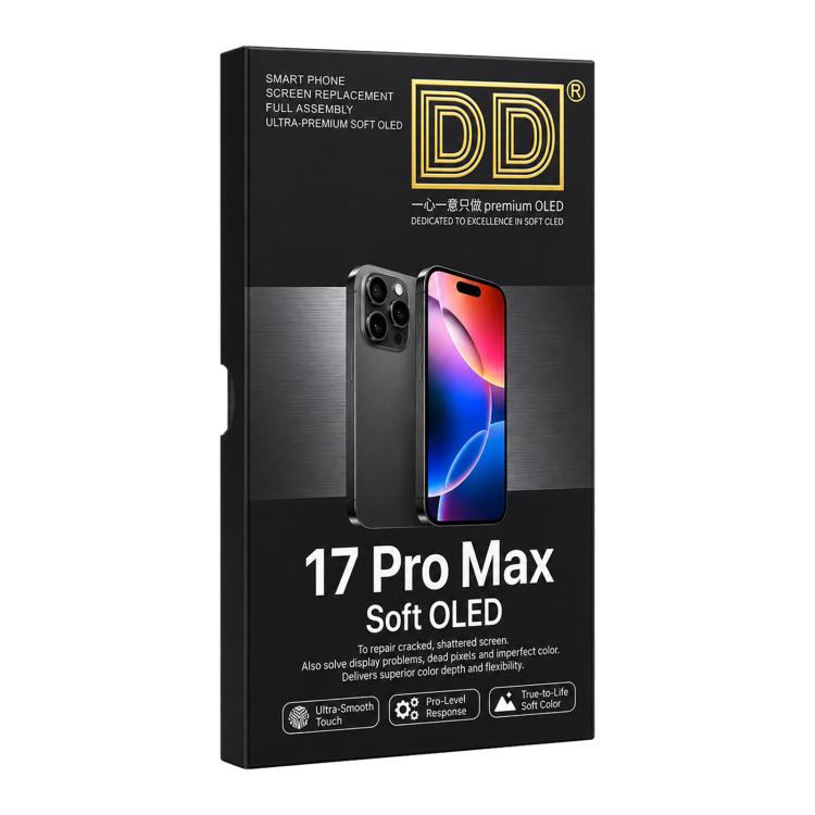 For iPhone 16 Pro Max DD Soft OLED Screen, For iPhone 17 Pro Max (Soft OLED)