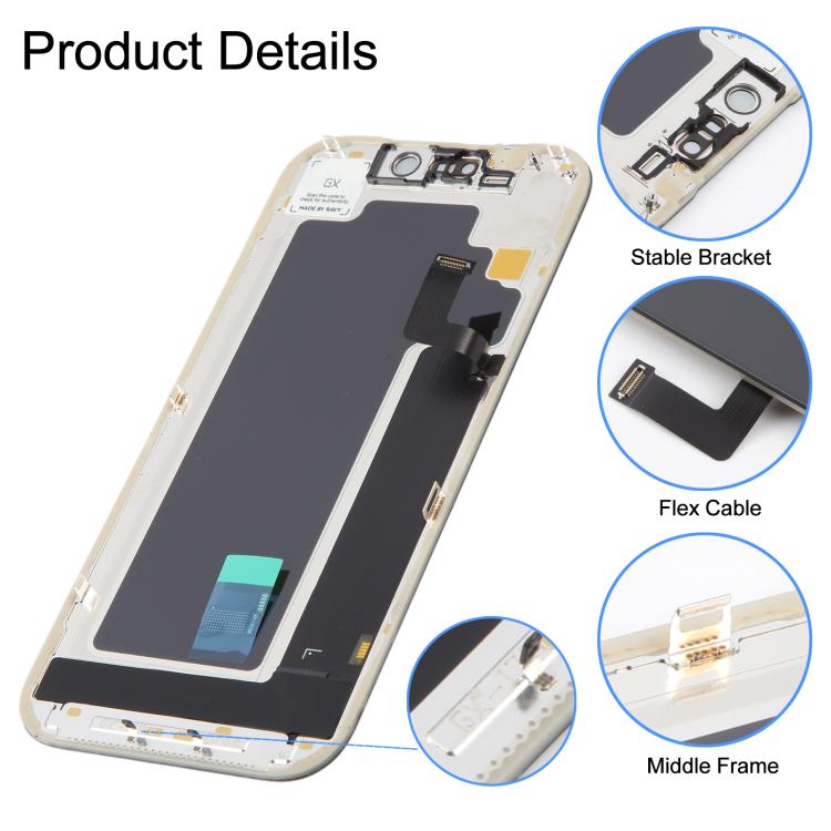 GX Hard OLED Screen For iPhone 17 Pro, For iPhone 17 Pro (Hard OLED)