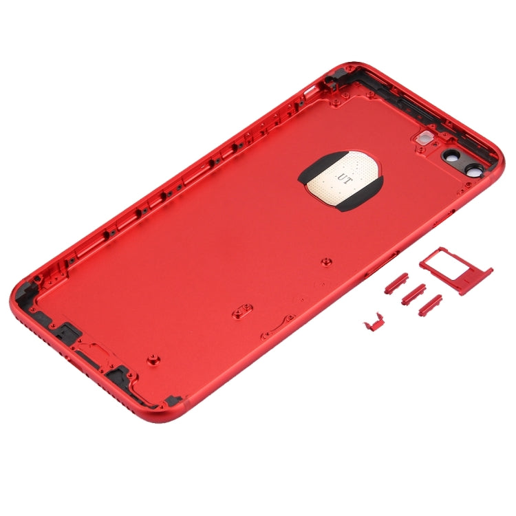 6 in 1 for iPhone 7 Plus (Back Cover (With Camera Lens)  + Card Tray + Volume Control Key + Power Button + Mute Switch Vibrator Key + Sign) Full Assembly Housing Cover, For iPhone 7 Plus