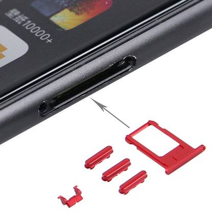 6 in 1 for iPhone 7 Plus (Back Cover (With Camera Lens)  + Card Tray + Volume Control Key + Power Button + Mute Switch Vibrator Key + Sign) Full Assembly Housing Cover, For iPhone 7 Plus
