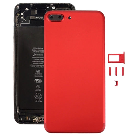 6 in 1 for iPhone 7 Plus (Back Cover (With Camera Lens)  + Card Tray + Volume Control Key + Power Button + Mute Switch Vibrator Key + Sign) Full Assembly Housing Cover, For iPhone 7 Plus