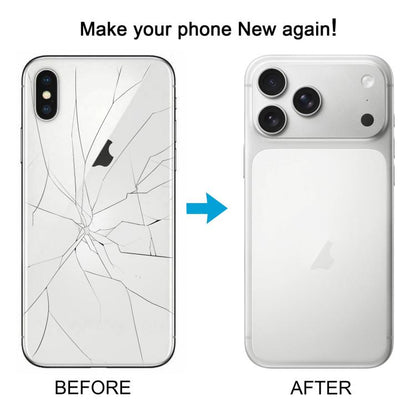 Back Housing Cover with Appearance Imitation of iP17 Pro for iPhone XR, For iPhone XS Max to iP17 Pro Max