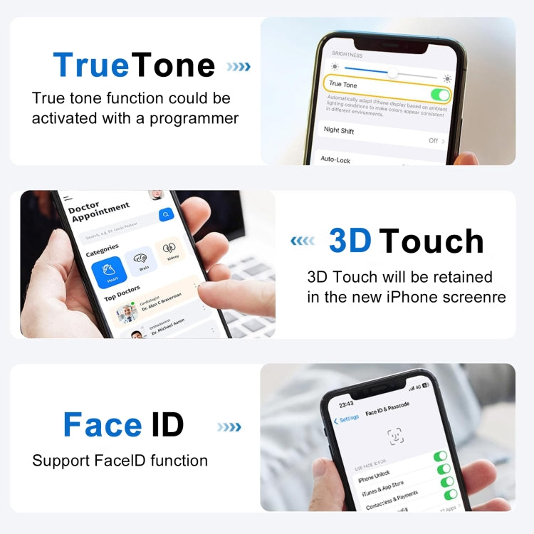 TFT LCD Screen for iPhone 8, i8 White, i8 Black