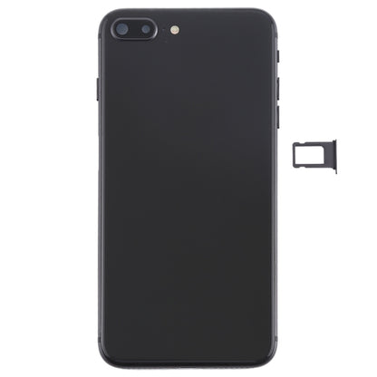 Battery Back Cover Assembly with Side Keys & Vibrator & Speaker Ringer Buzzer & Power Button + Volume Button Flex Cable & Card Tray for iPhone 8 Plus, For iPhone 8 Plus, For iPhone 8 Plus (Full Assembly)