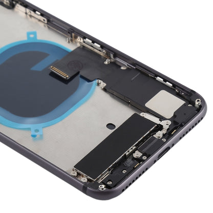 Battery Back Cover Assembly with Side Keys & Vibrator & Speaker Ringer Buzzer & Power Button + Volume Button Flex Cable & Card Tray for iPhone 8 Plus, For iPhone 8 Plus, For iPhone 8 Plus (Full Assembly)