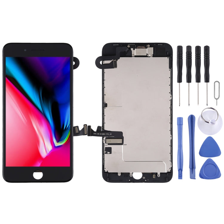 LCD Screen include Front Camera for iPhone 8 Plus, i8 Plus White with Camera, i8 Plus Black with Camera