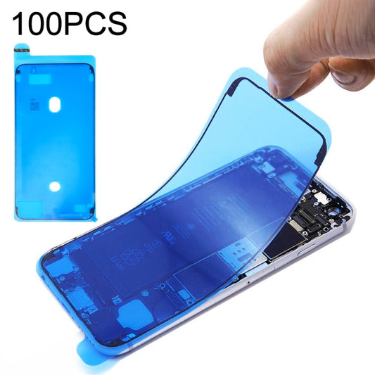 100 PCS LCD Frame Bezel Waterproof Adhesive Stickers for iPhone 8 Plus