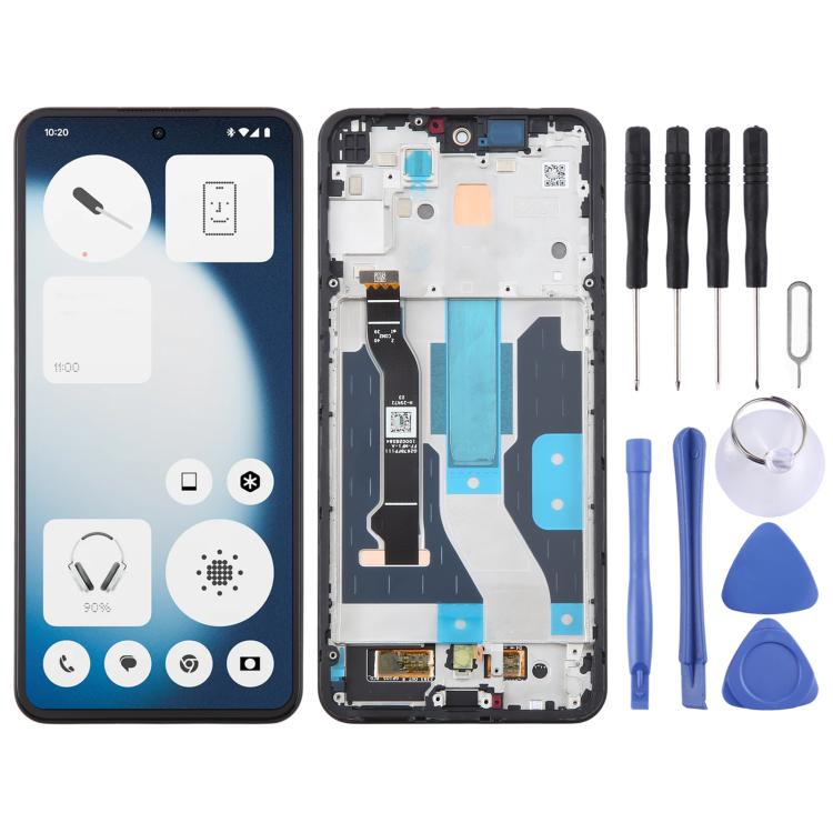 For Nothing Phone CE3 Lite Original LCD Screen Digitizer Full Assembly with Frame