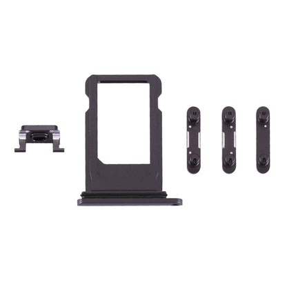Card Tray + Volume Control Key + Power Button + Mute Switch Vibrator Key for iPhone 8 Plus