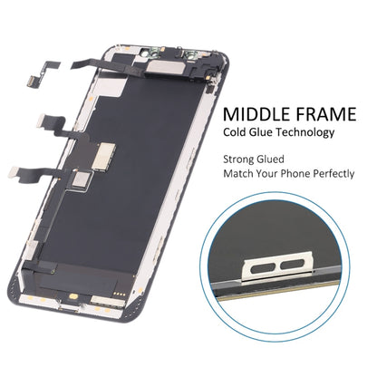 Original LCD Screen with Earpiece Speaker Flex Cable for iPhone XS Max, For iPhone XS Max(Original)