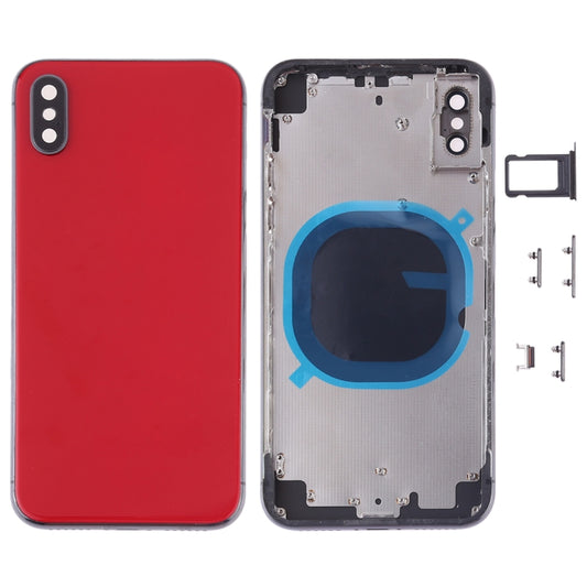 Battery Back Cover with Camera Lens Frame & SIM Card Tray & Side Keys for iPhone XS Max, For iPhone XS Max, For iPhone XS Max with Side keys, For iPhone XS Max with Camera Lens Frame