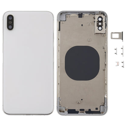 Battery Back Cover with Camera Lens Frame & SIM Card Tray & Side Keys for iPhone XS Max, For iPhone XS Max, For iPhone XS Max with Side keys, For iPhone XS Max with Camera Lens Frame