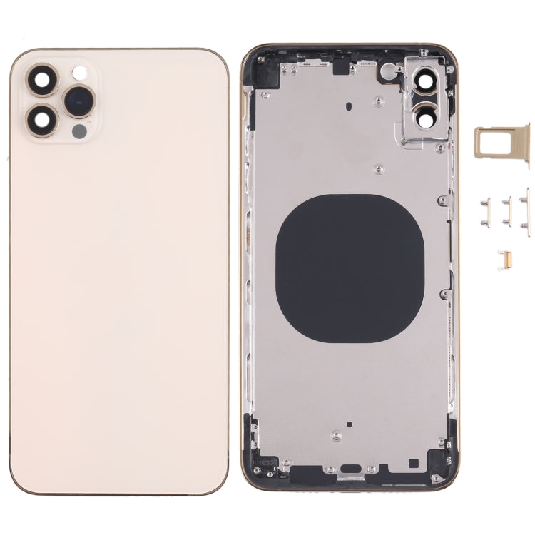 Back Housing Cover with Appearance Imitation of iP13 Pro Max for iPhone XS Max, for iPhone XS Max(Blue, for iPhone XS Max(White), for iPhone XS Max(Gold)