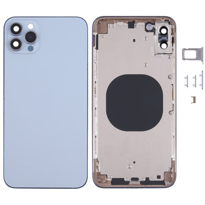 Back Housing Cover with Appearance Imitation of iP13 Pro Max for iPhone XS Max, for iPhone XS Max(Blue, for iPhone XS Max(White), for iPhone XS Max(Gold)