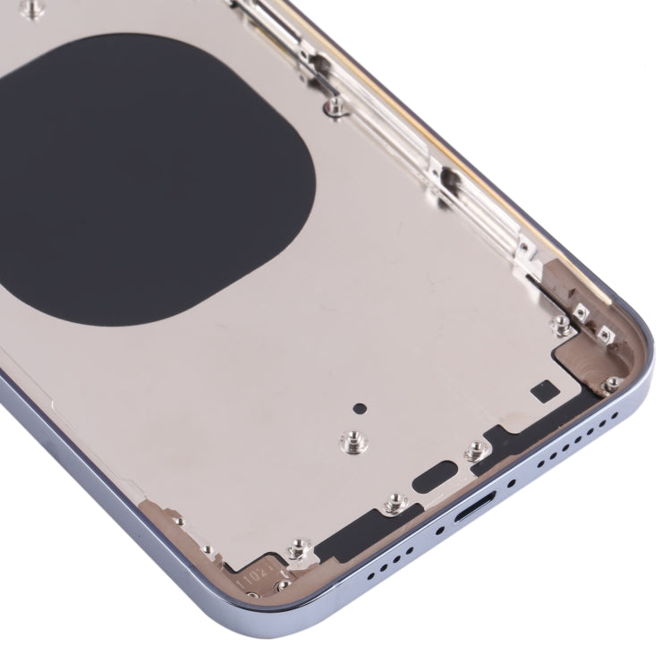 Back Housing Cover with Appearance Imitation of iP13 Pro Max for iPhone XS Max, for iPhone XS Max(Blue, for iPhone XS Max(White), for iPhone XS Max(Gold)