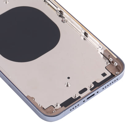 Back Housing Cover with Appearance Imitation of iP13 Pro Max for iPhone XS Max, for iPhone XS Max(Blue, for iPhone XS Max(White), for iPhone XS Max(Gold)