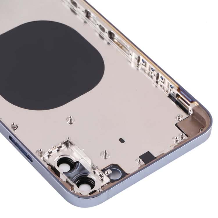 Back Housing Cover with Appearance Imitation of iP13 Pro Max for iPhone XS Max, for iPhone XS Max(Blue, for iPhone XS Max(White), for iPhone XS Max(Gold)