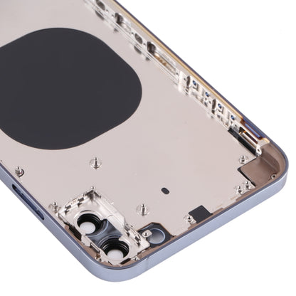 Back Housing Cover with Appearance Imitation of iP13 Pro Max for iPhone XS Max, for iPhone XS Max(Blue, for iPhone XS Max(White), for iPhone XS Max(Gold)