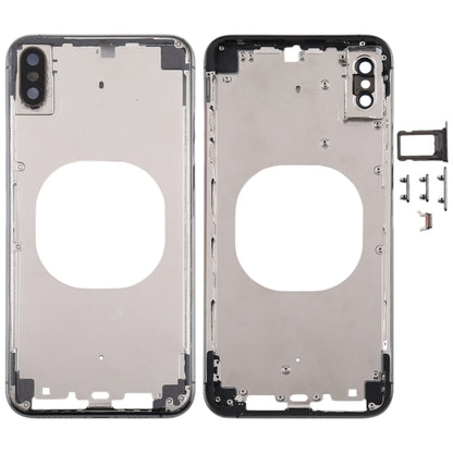 Transparent Back Cover with Camera Lens & SIM Card Tray & Side Keys for iPhone XS Max, For iPhone XS Max(Transparent), For iPhone XS Max(Transparent Back)