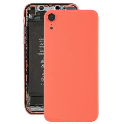 Battery Back Cover with Back Camera Bezel & Lens & Adhesive  for iPhone XR, For iPhone XR (with Camera Bezel)